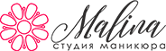мобильный логотип студии маникюра Малина